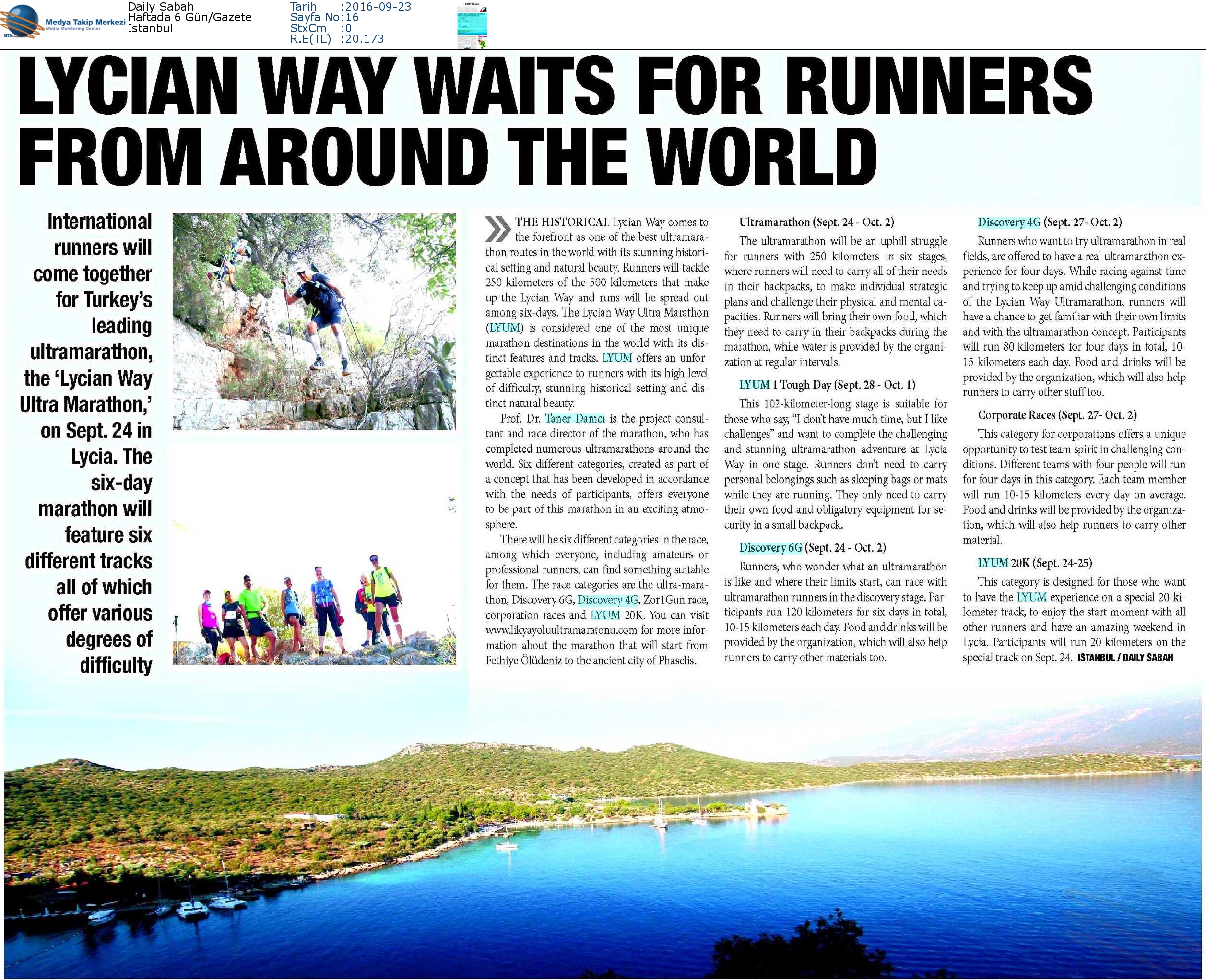Lycian Way Ultra Marathon